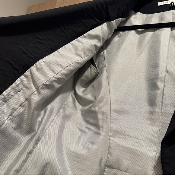 Veronica Beard Black and Green Dickey Blazer Jacket - Size 10 - Picture 14 of 16